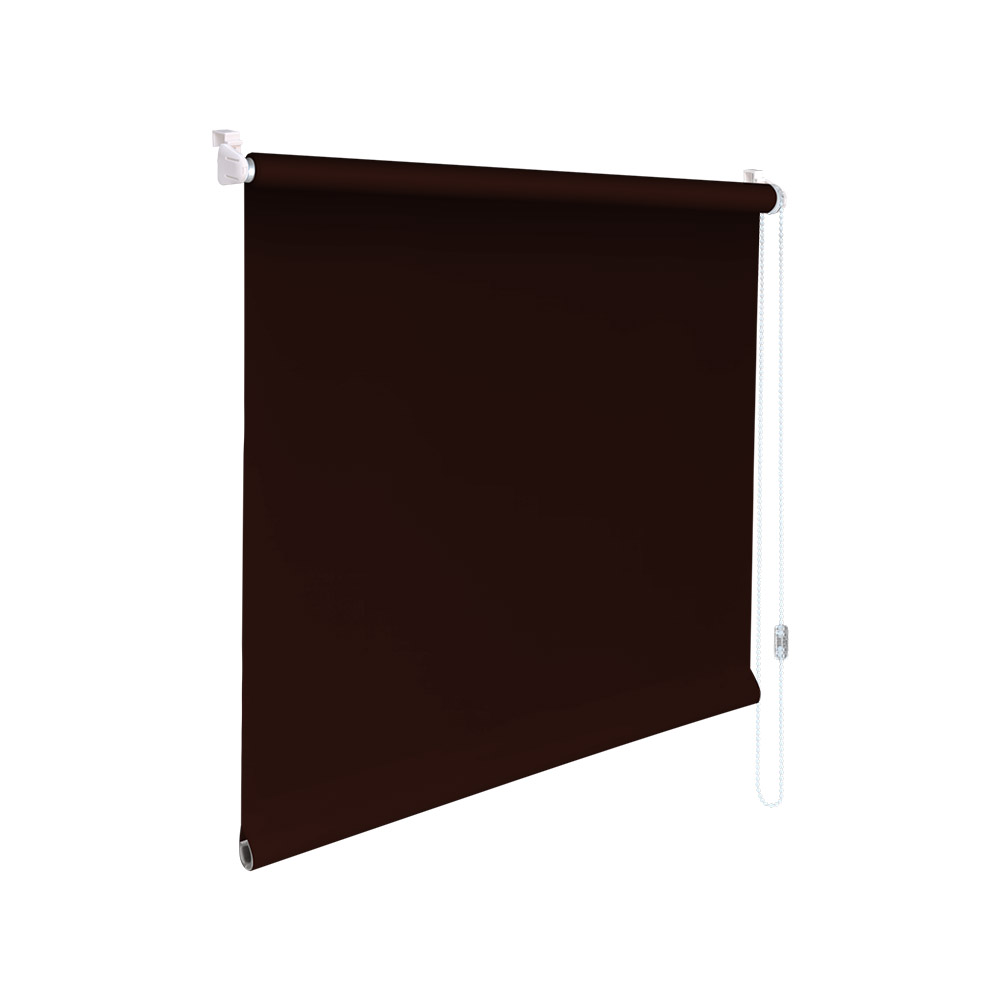 Minirollo Klemmfix THERMO Rollo Verdunkelungsrollo Höhe 210 cm dunkelbraun 