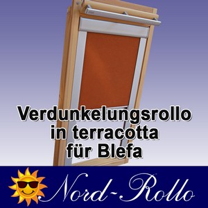 Verdunkelungsrollo Rollo für Blefa BL 24 ( Ab 1980 ) terracotta